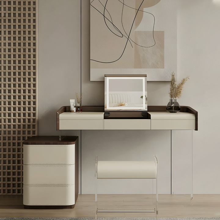 CLARVESS Modern Acrylic Vanity Table