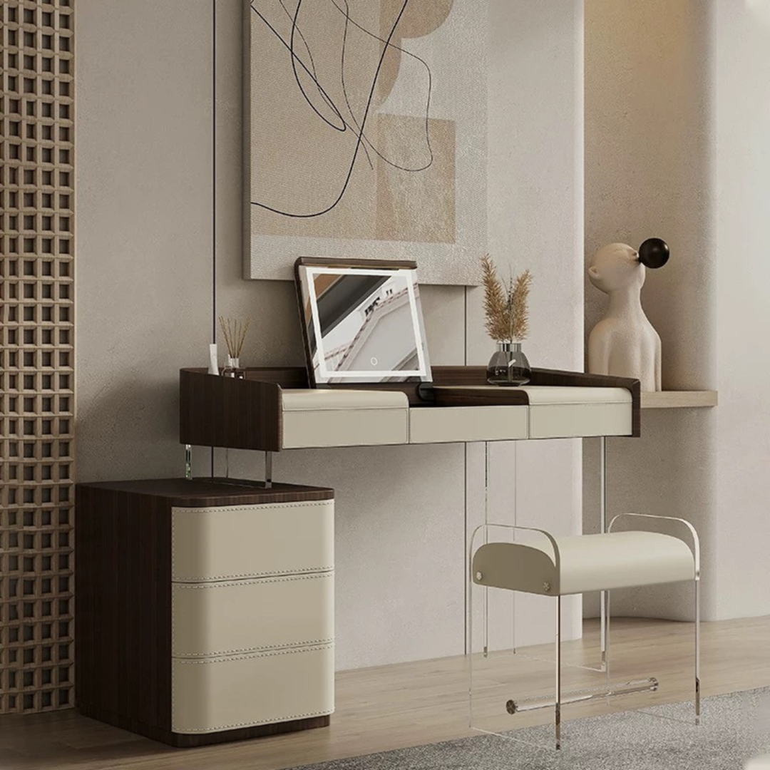 CLARVESS Modern Acrylic Vanity Table