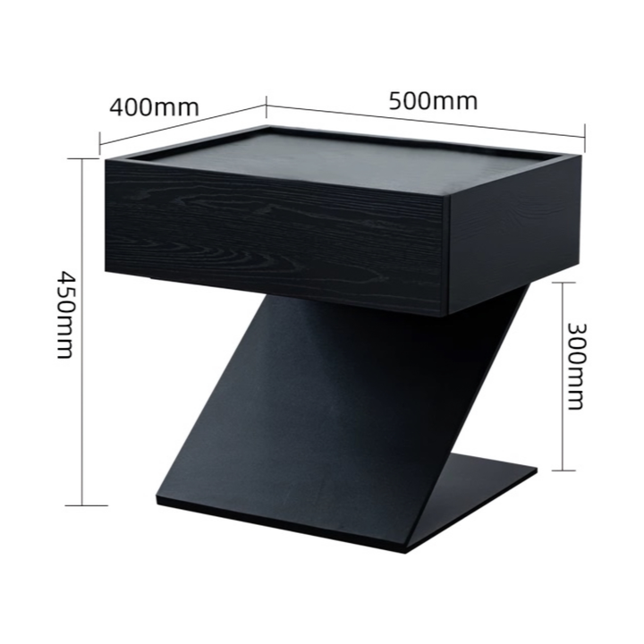 RIVON Modern Bedside Table