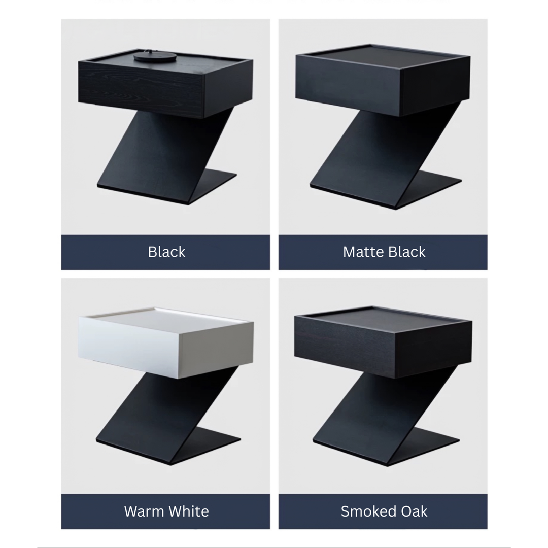 RIVON Modern Bedside Table