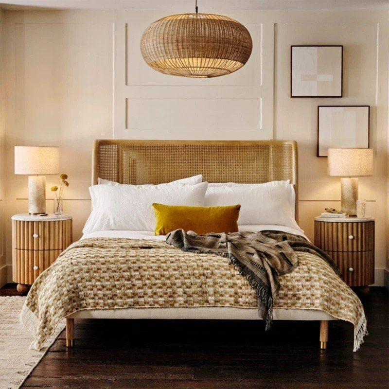 LUCY Rattan Bedframe