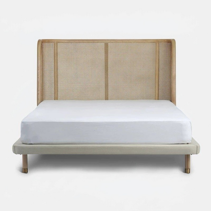 LUCY Rattan Bedframe