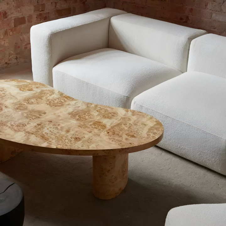 ELIORA Mappa Burl Coffee Table