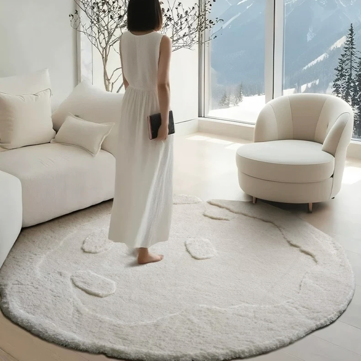 NESTMOUSE Modern Soft Round Rug
