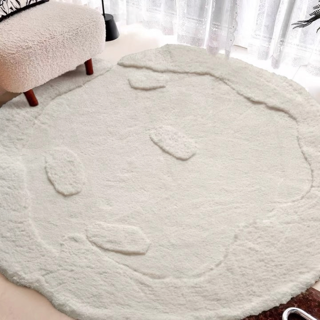NESTMOUSE Modern Soft Round Rug
