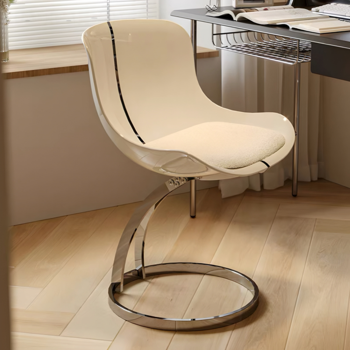 LYSANDRA Modern Acrylic Floating Dining Chair