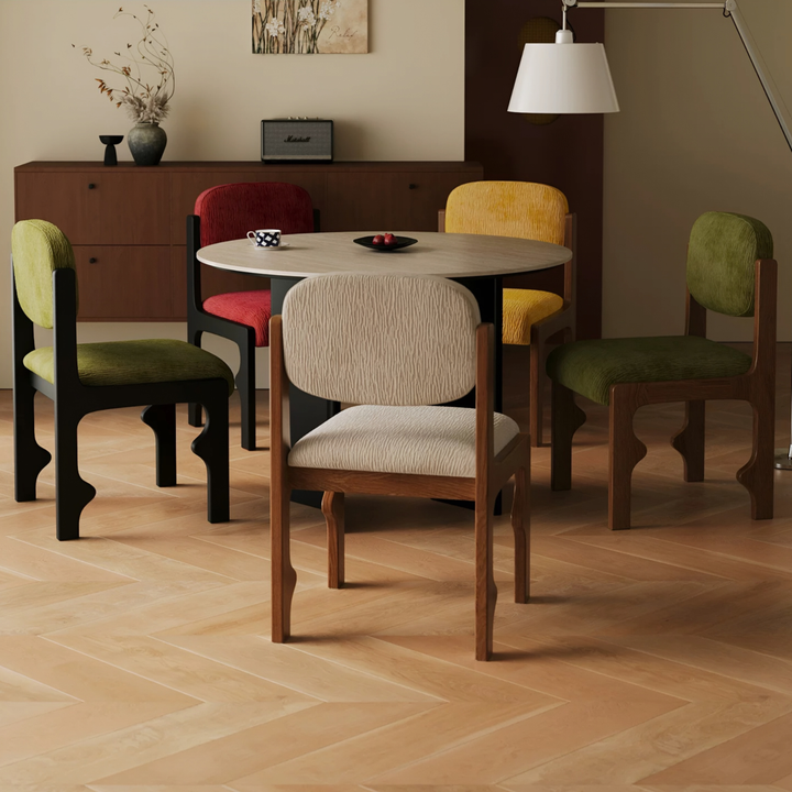 CORALINE French Fabric Dining Chair