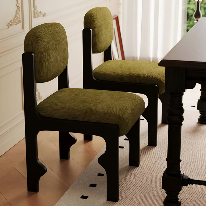 CORALINE French Fabric Dining Chair