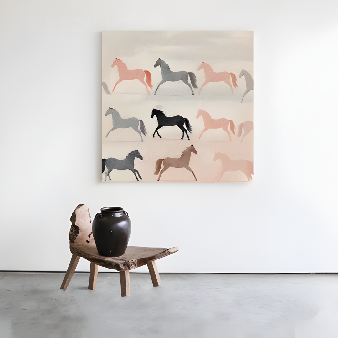 MARELLA Abstract Horse Wall Art