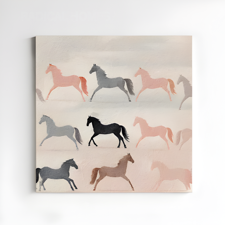 MARELLA Abstract Horse Wall Art
