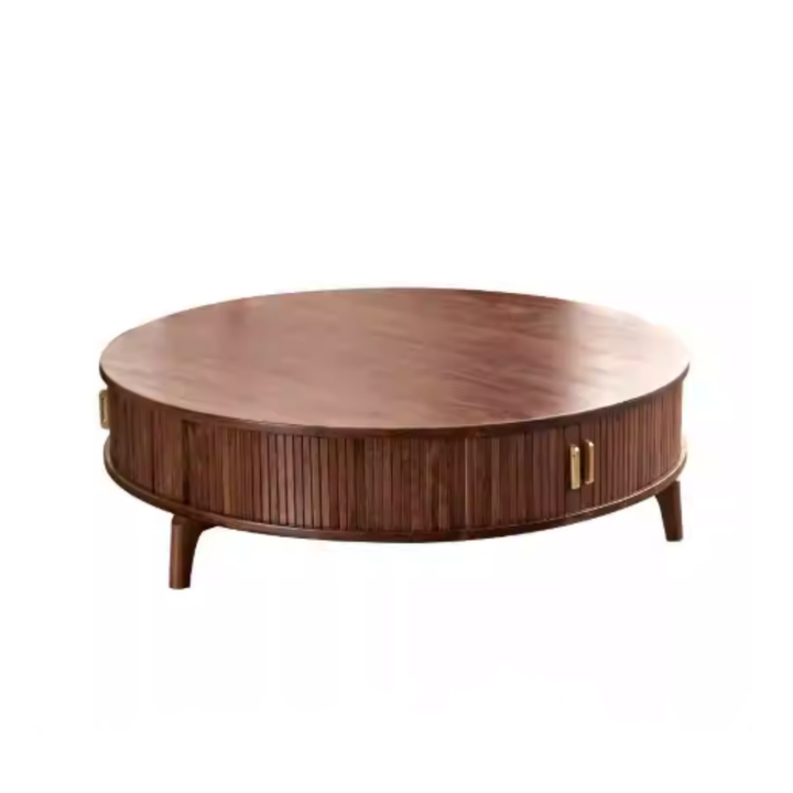 ORIN Modern Solid Wood Round Coffee Table