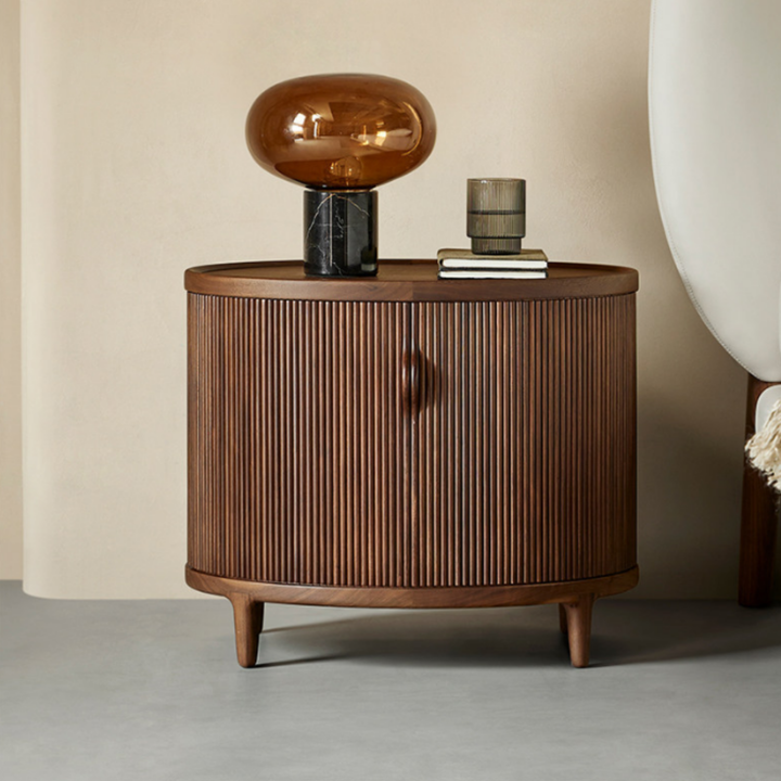 SORIN Modern Solid Wood Bedside Table