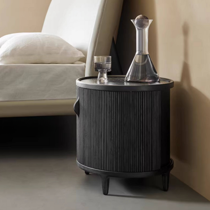 SORIN Modern Solid Wood Bedside Table