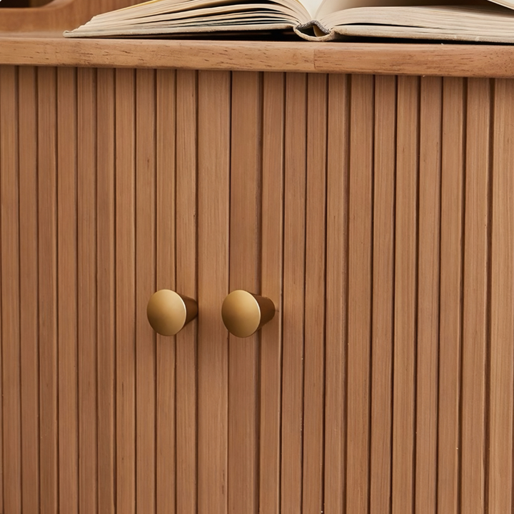 AVELIN Modern Solid Wood Bedside Table