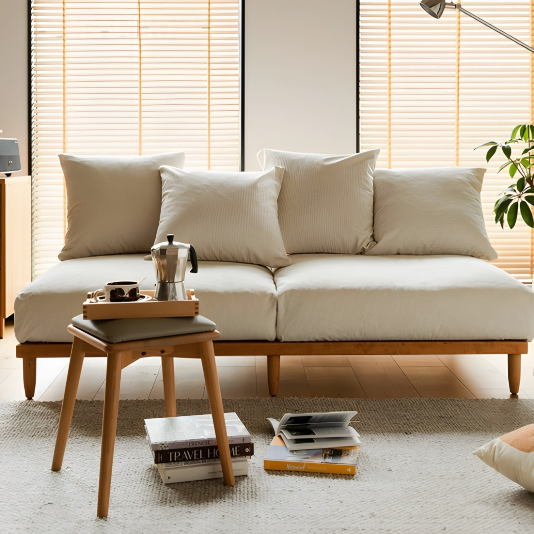 TAVRENN Japandi Fabric Sofa