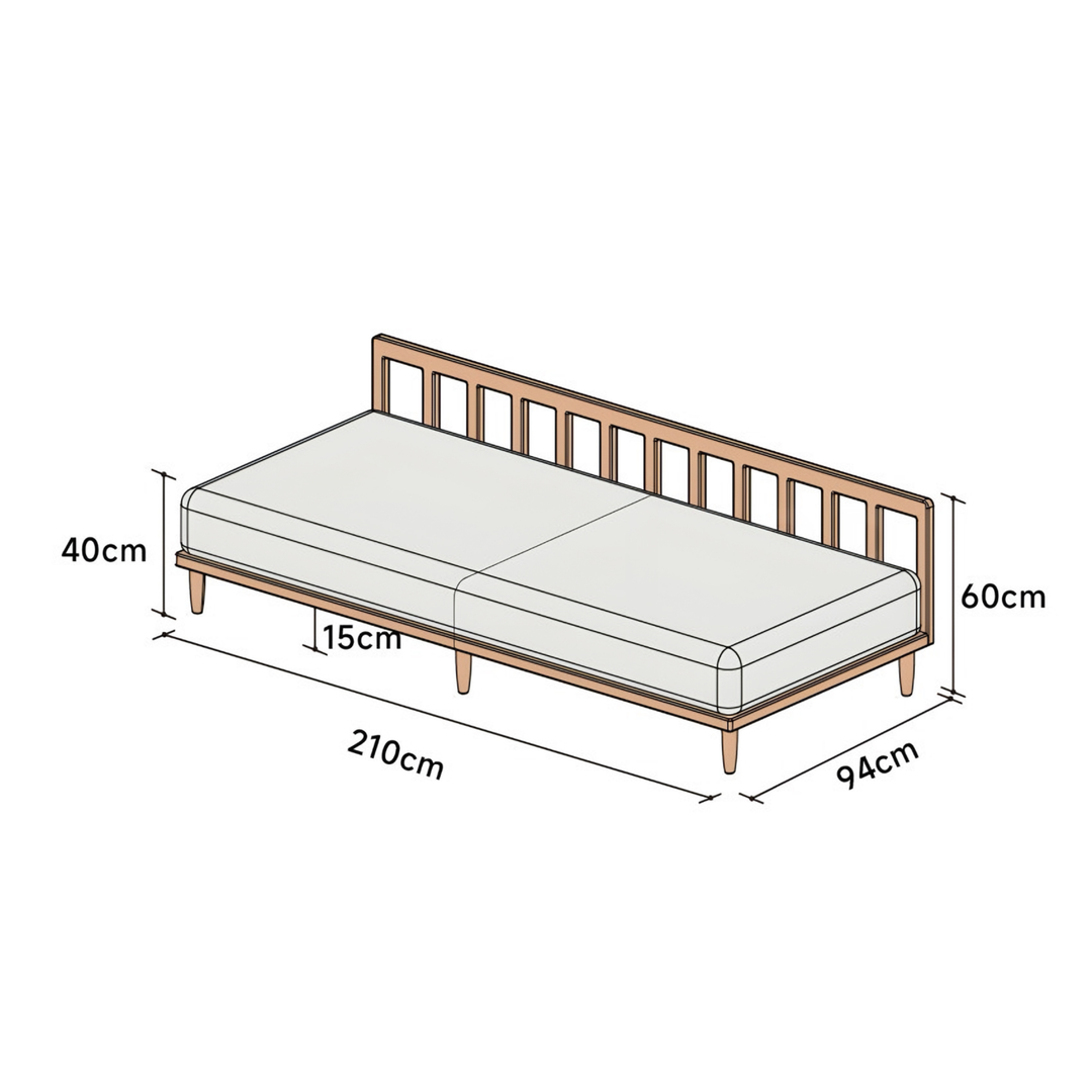 TAVRENN Japandi Fabric Sofa