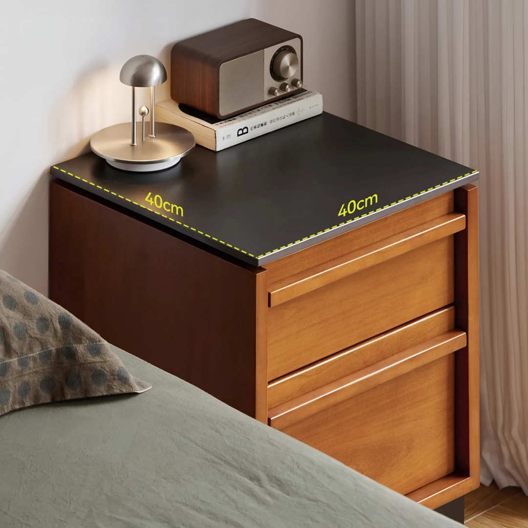 LORIENZA Modern Solid Wood Side Table