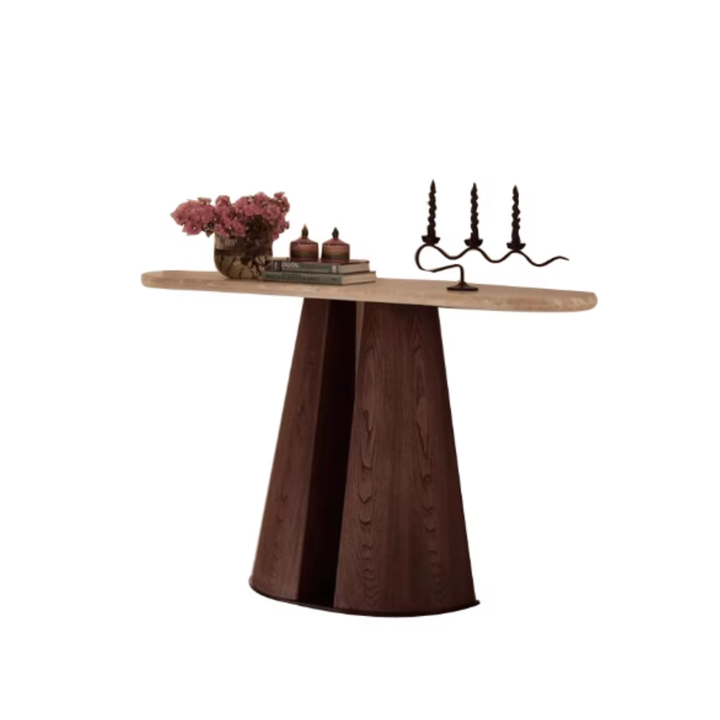 TERRANO Modern Travertine Console Table