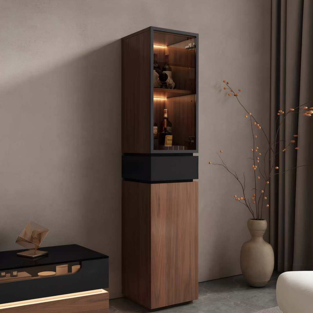 CALDIVO Modern Display Storage Cabinet