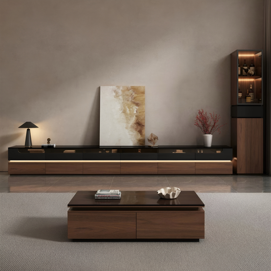 CALDIVO Modern Display Storage Cabinet
