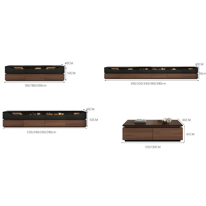 DUALIS Modern TV Console Cabinet