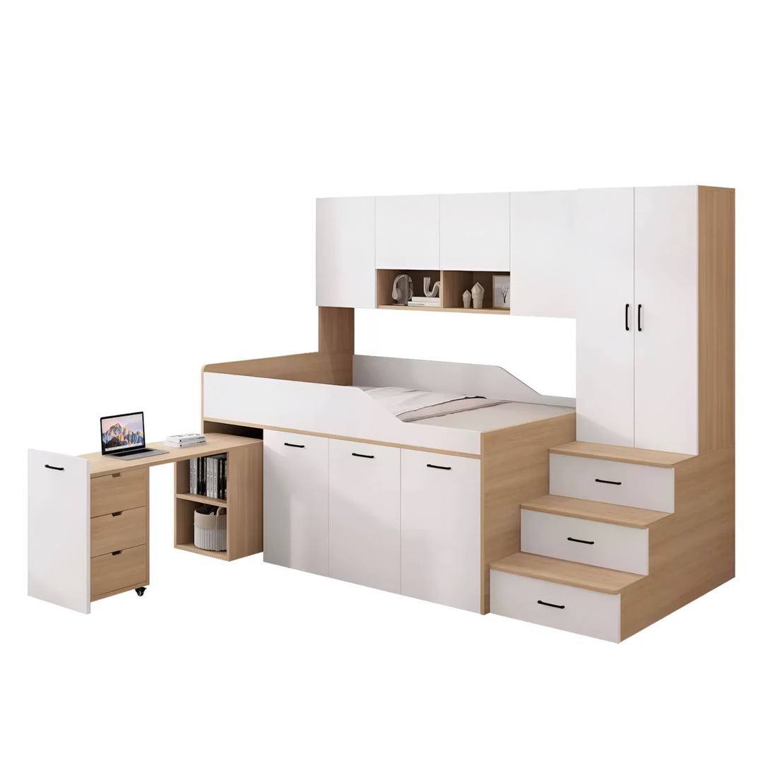 NARO Modern Multipurpose Storage Bedframe