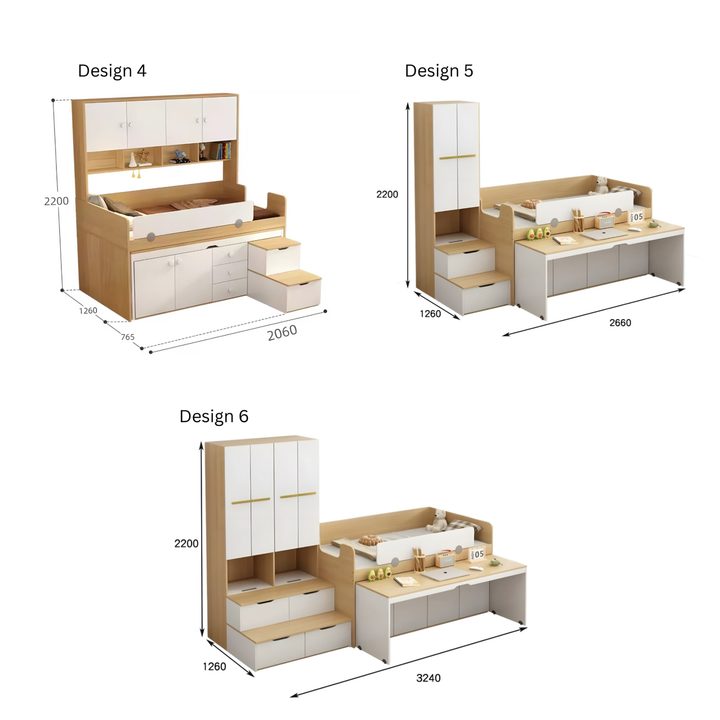 QORI Modern Multipurpose Storage Bedframe - Cassa Haus Singapore