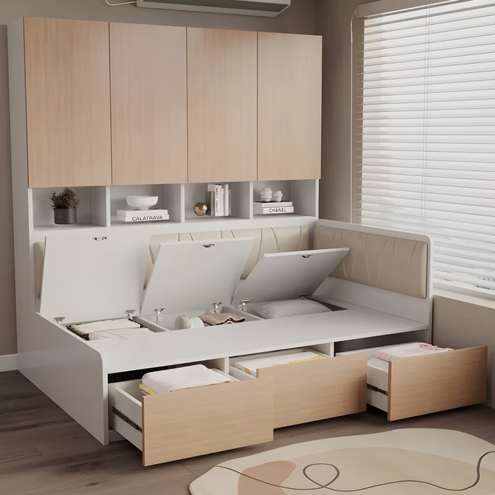 PANO Modern Storage Bedframe