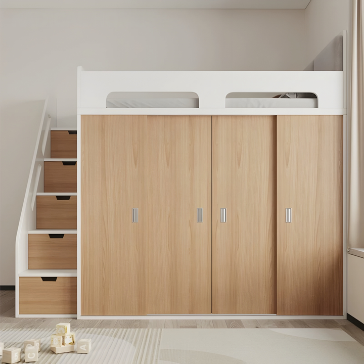 OVI Modern Wardrobe Storage Bedframe
