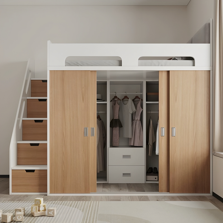 OVI Modern Wardrobe Storage Bedframe