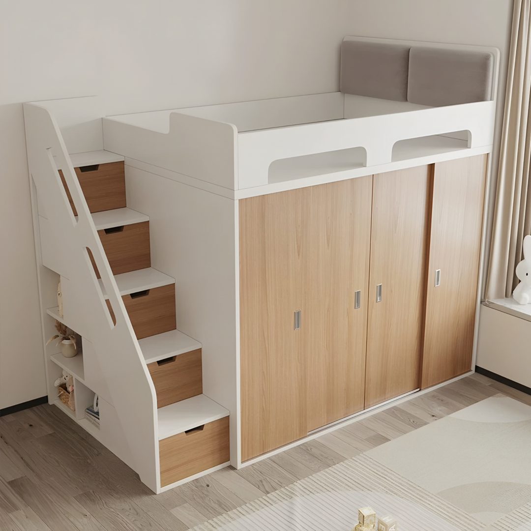 OVI Modern Wardrobe Storage Bedframe