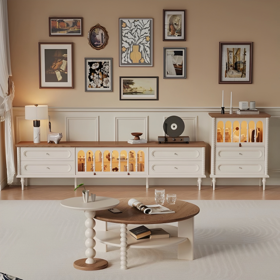 BELVEDERE Victorian TV Console