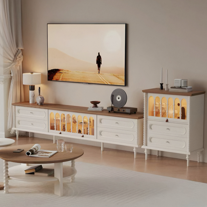 BELVEDERE Victorian TV Console
