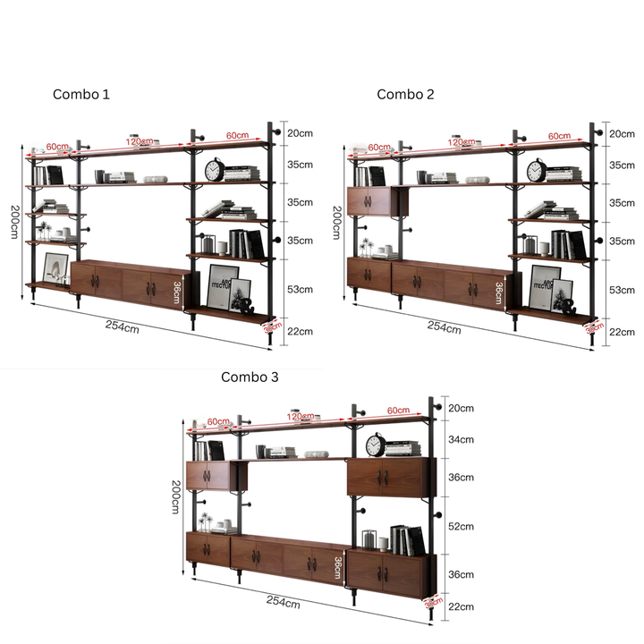 CAVALIER Modern Storage TV Console