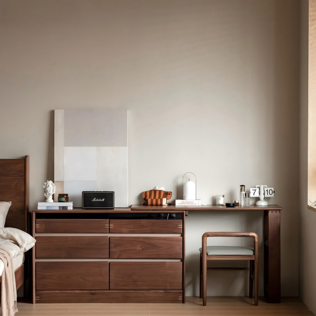 CHERVAL Modern Solid Wood Vanity Table