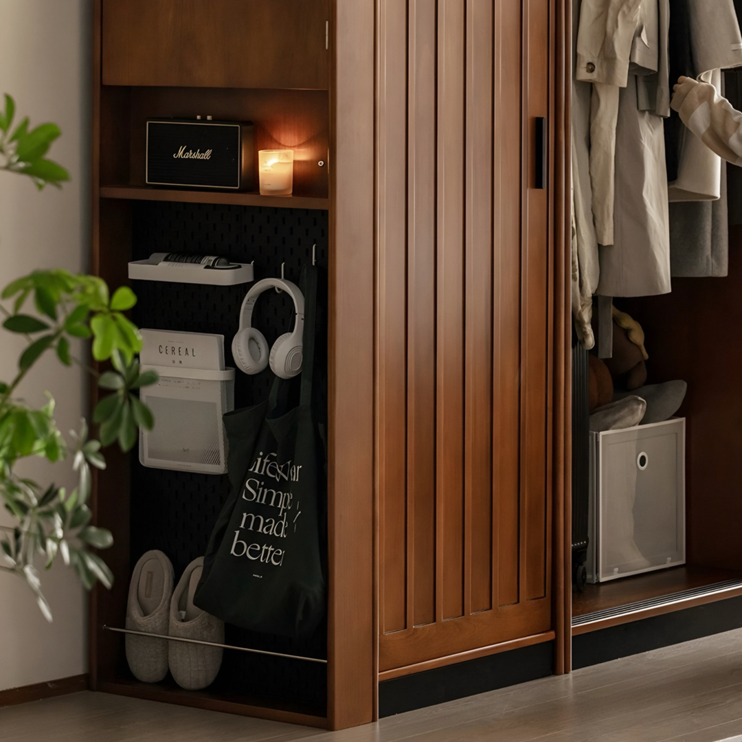 BRONIQ Aesop Solid Wood Wardrobe