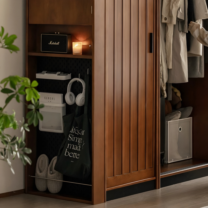 BRONIQ Aesop Solid Wood Wardrobe