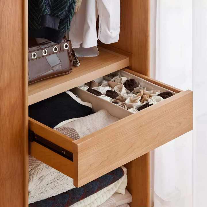 SENKYO Japandi Solid Wood Wardrobe