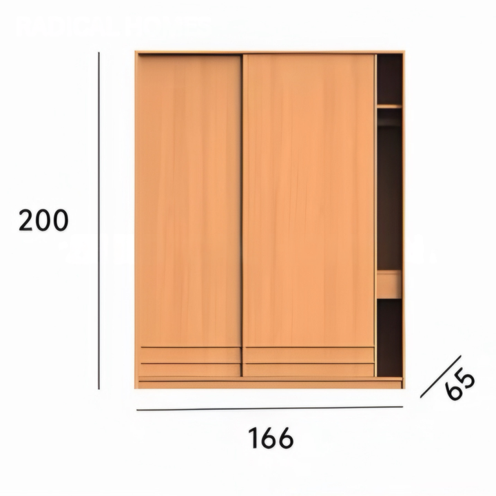 SENKYO Japandi Solid Wood Wardrobe