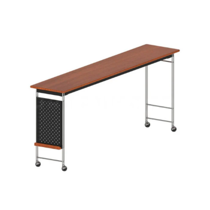 TAVERO Modern Solid Wood Mobile Overbed Table