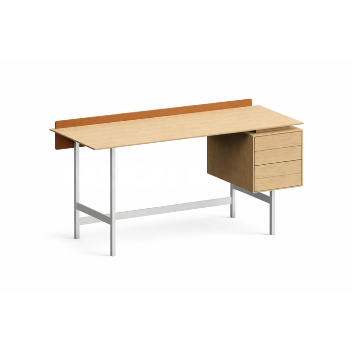 WILFRED Scandinavian Solid Wood Study Table