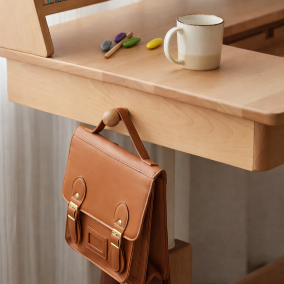 AUGUST Modern Solid Wood Adjustable Study Table