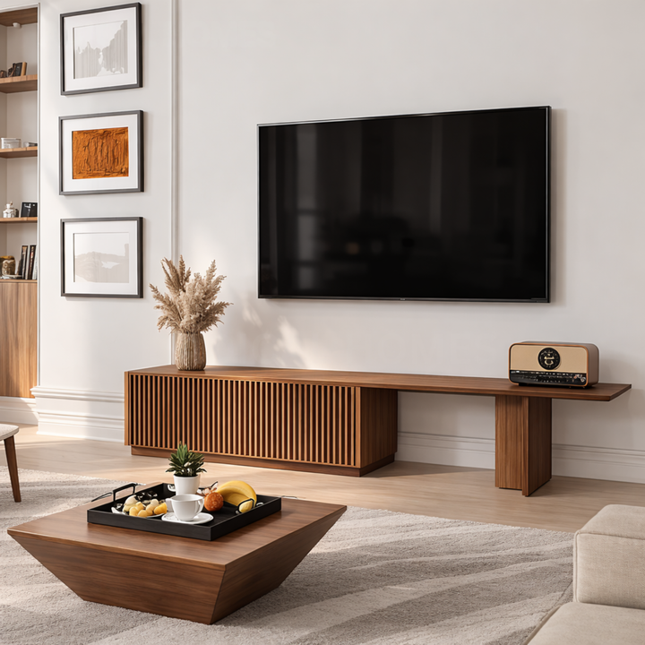 KINOKU Wabi Sabi Solid Wood TV Console