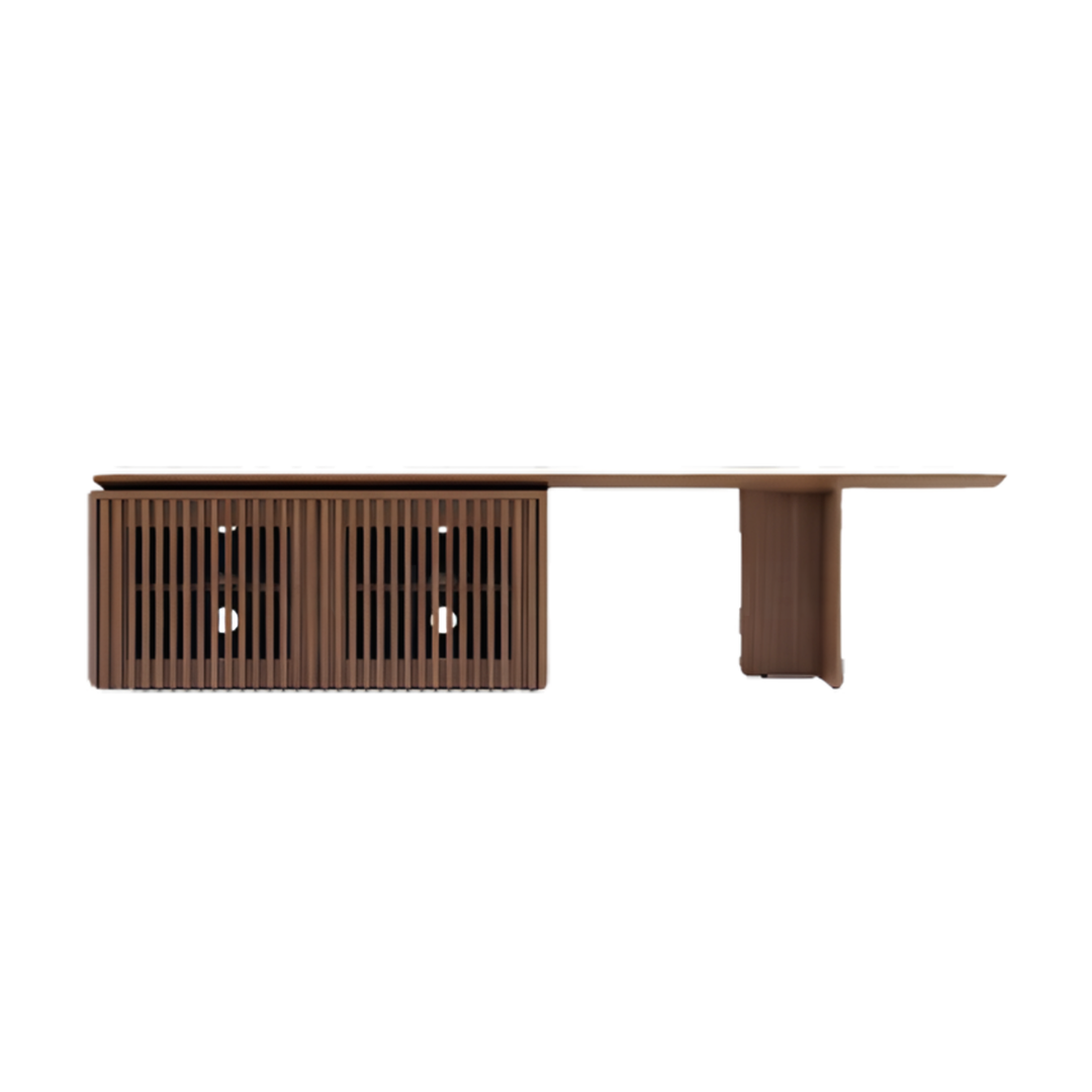 KINOKU Wabi Sabi Solid Wood TV Console