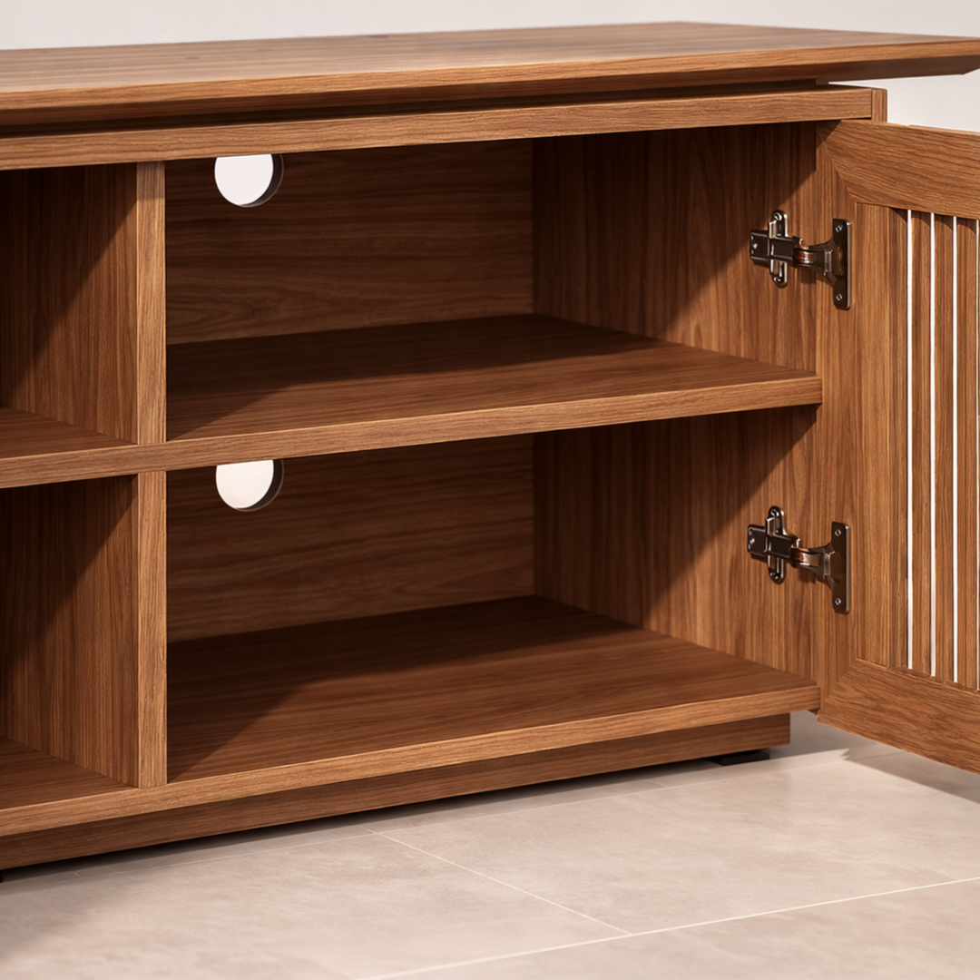 KINOKU Wabi Sabi Solid Wood TV Console