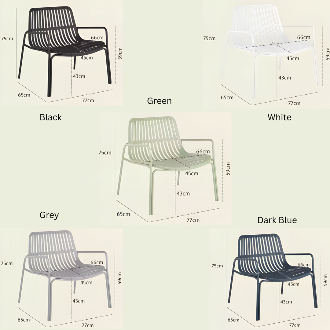 MYREQON Modern Outdoor Lounge Chair