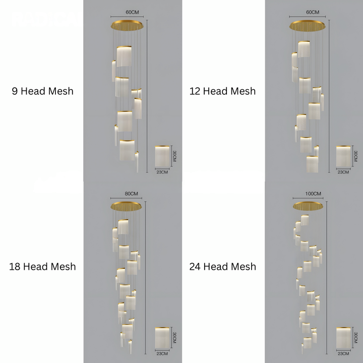 ESCOBAR Modern Grand Chandelier - Cassa Haus Singapore