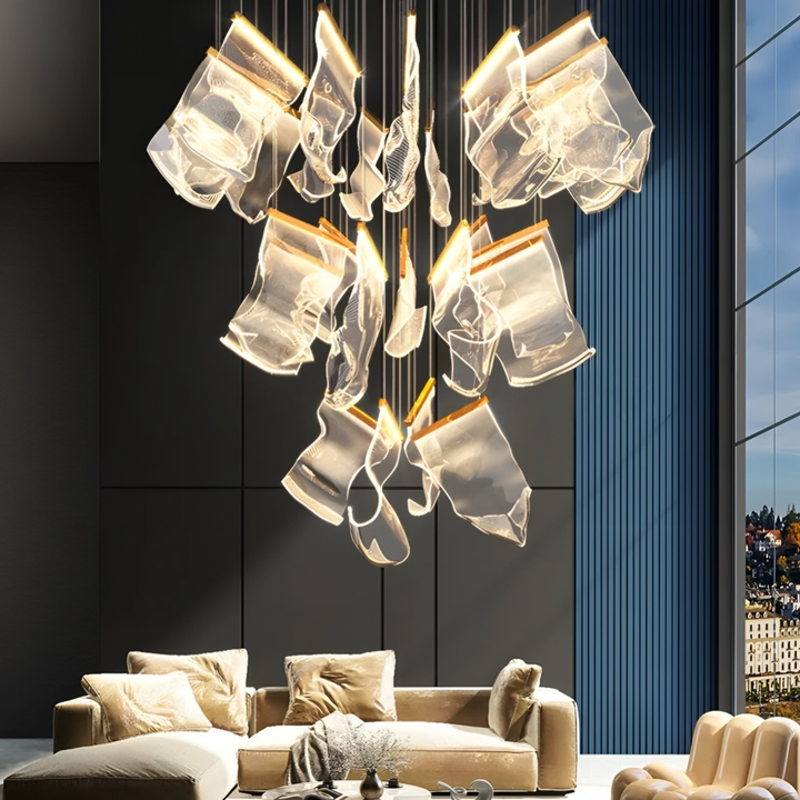 GRAFTON Modern Cascade Pendant Chandelier