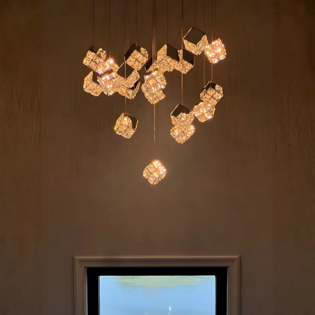 DRAKEMONT Modern Crystal Chandelier