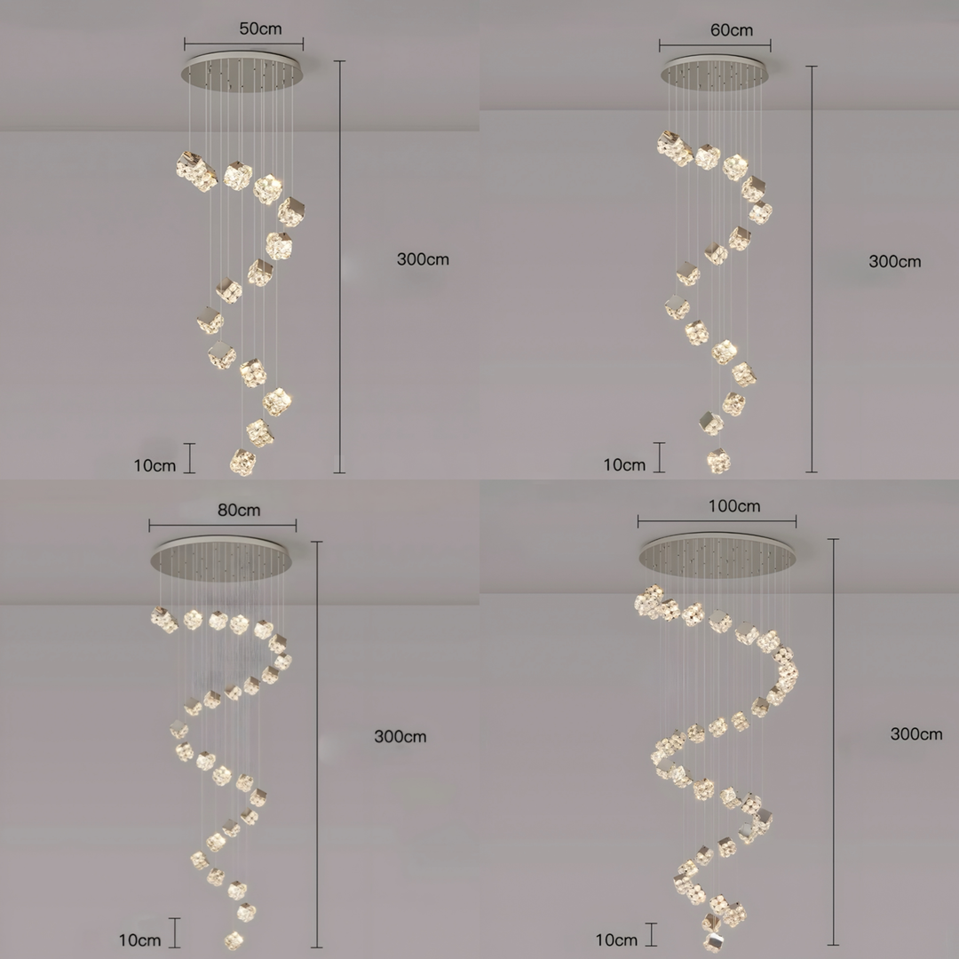 DRAKEMONT Modern Crystal Chandelier